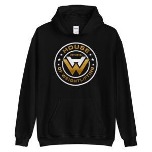 Black and Gold Unisex Hoodie